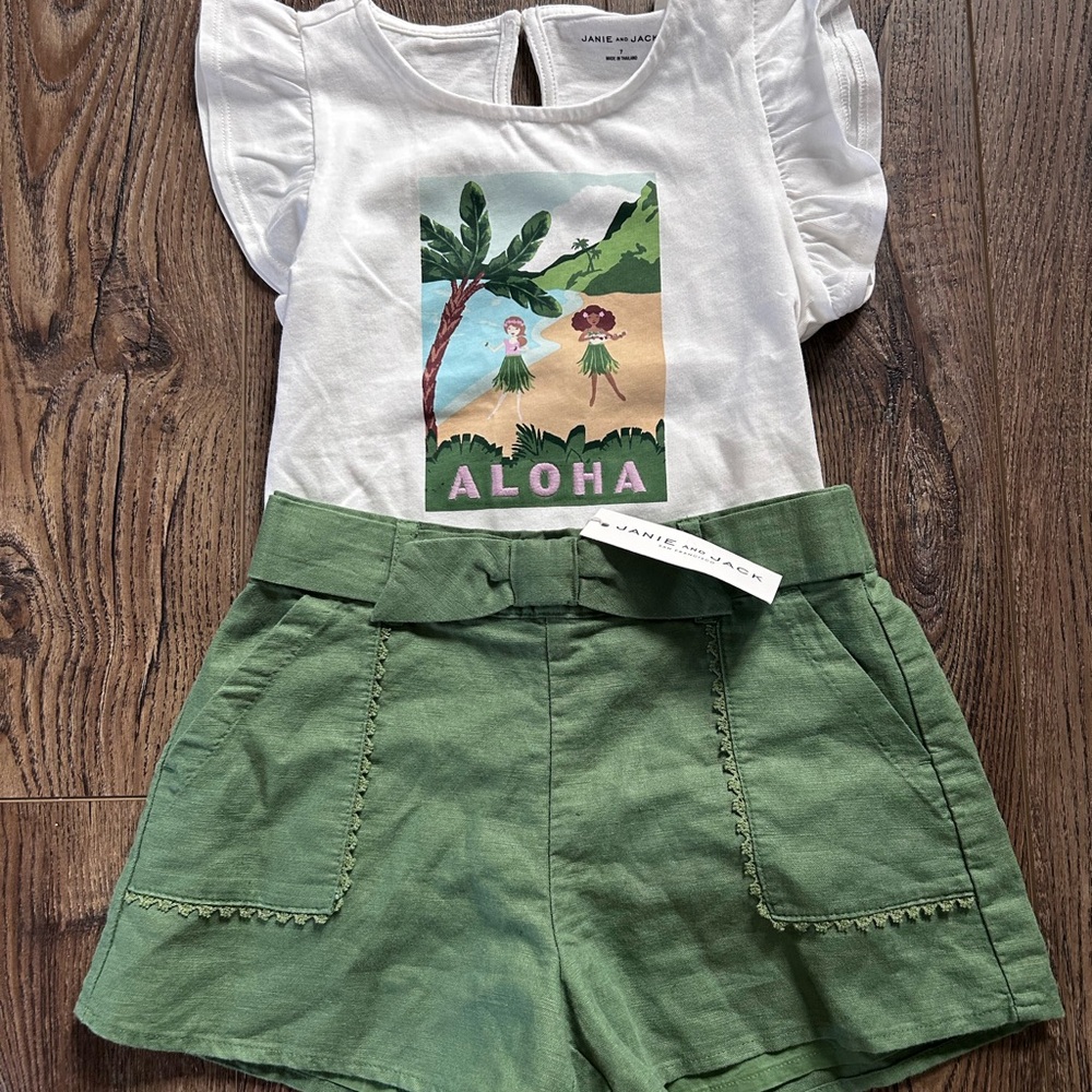Janie and Jack Girls Short Set